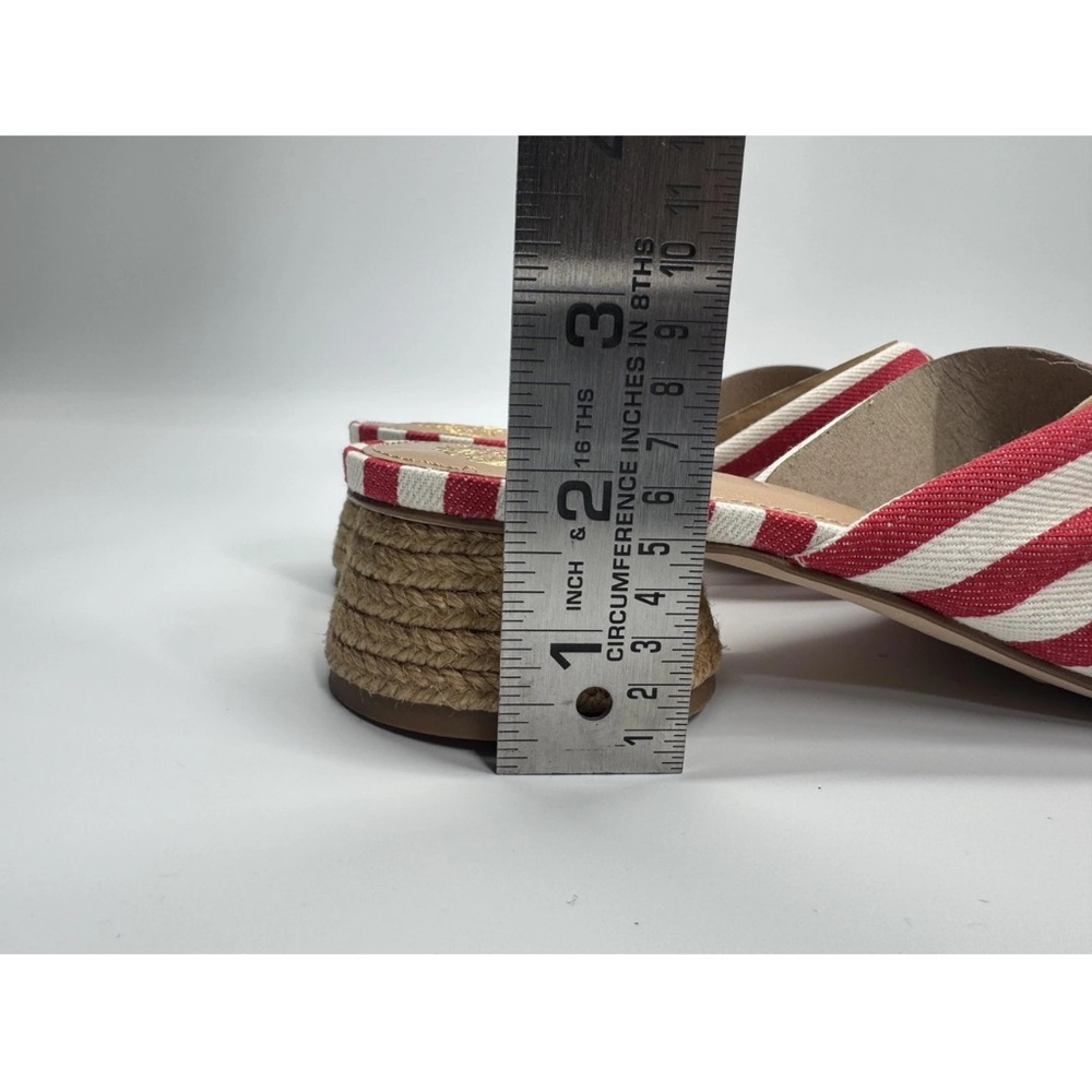 Vince Camuto Shoes Womens Size 9M Rose Stripe VC-Liane Espadrille Heels Summer - Picture 10 of 12